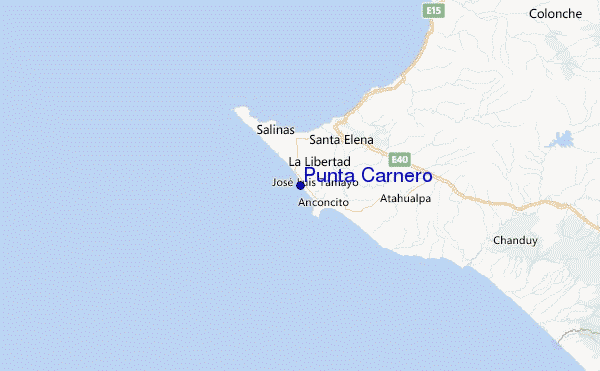 Punta Carnero Location Map