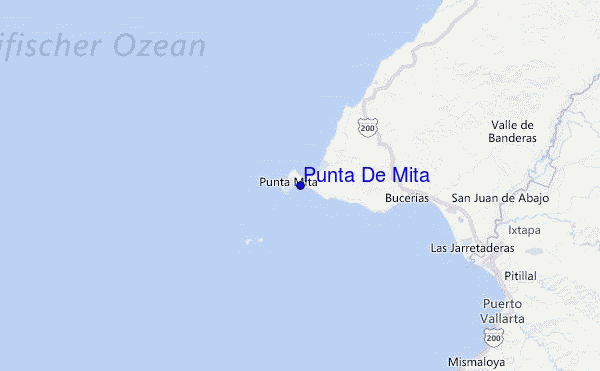 Punta De Mita Location Map
