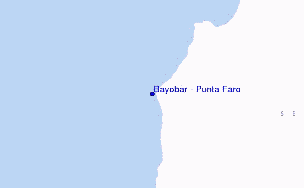 mapa de localização de Bayobar - Punta Faro