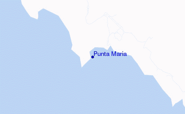 mapa de localização de Punta Maria