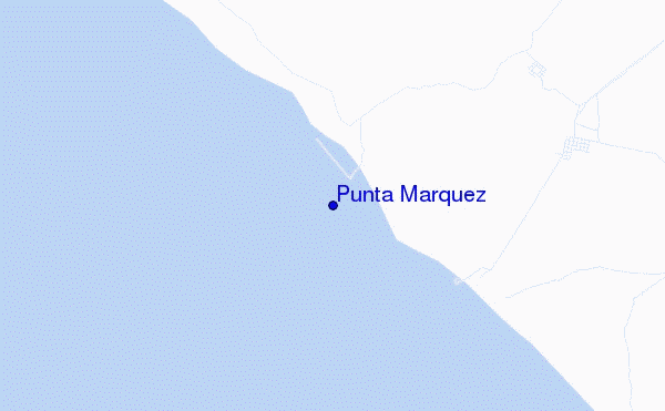 mapa de localização de Punta Marquez