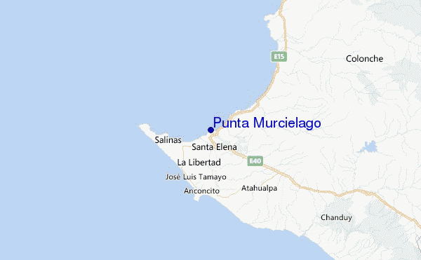Punta Murcielago Location Map