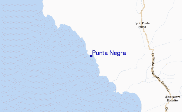 Punta Negra Location Map