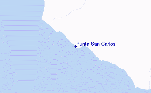 Punta San Carlos Location Map