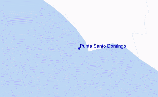 mapa de localização de Punta Santo Domingo