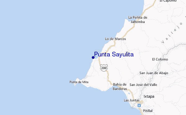 Punta Sayulita Location Map