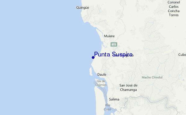 Punta Suspiro Location Map