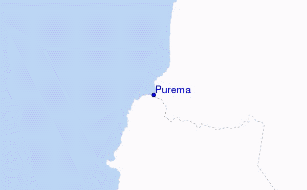 mapa de localização de Purema