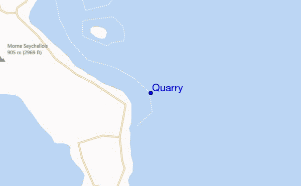mapa de localização de Quarry