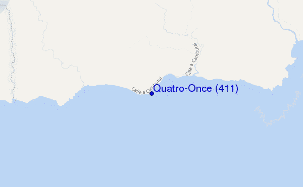 mapa de localização de Quatro-Once (411)