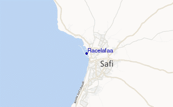 mapa de localização de Racelafaa