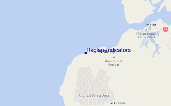 mapa de localização de Raglan-Indicators