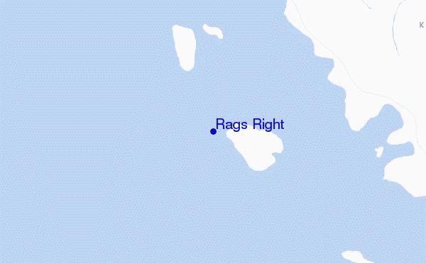 mapa de localização de Rags Right
