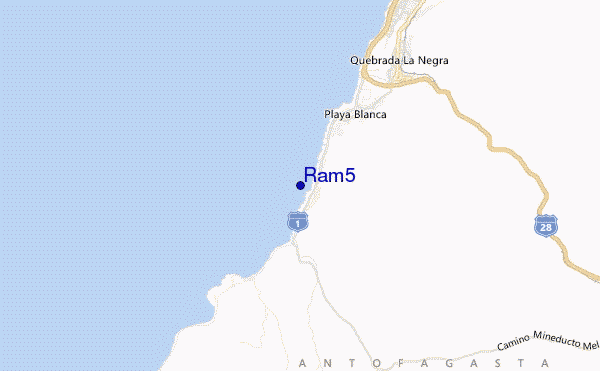 mapa de localização de Ram5