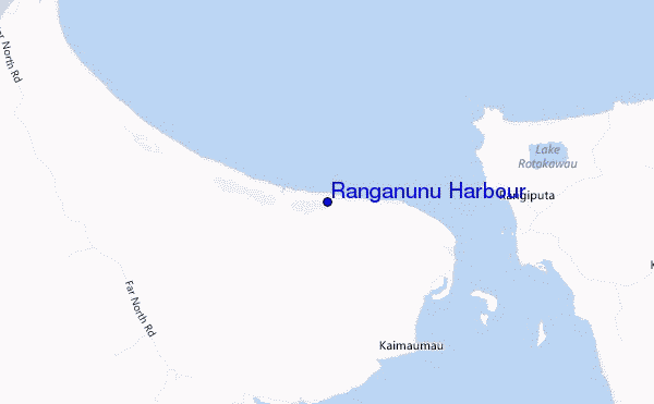 mapa de localização de Ranganunu Harbour