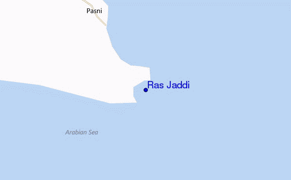 mapa de localização de Ras Jaddi