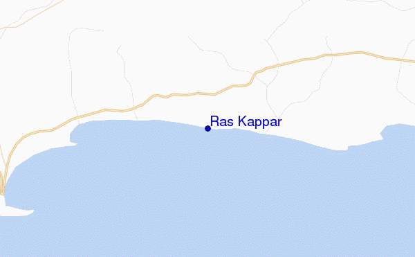 Ras Kappar Location Map