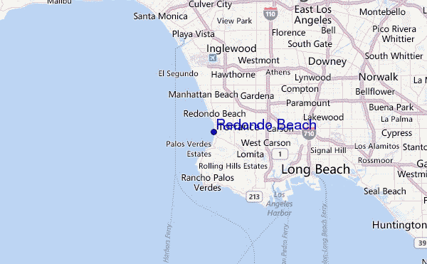 Redondo Beach Location Map