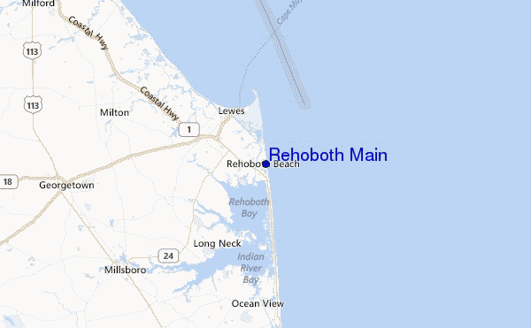 Rehoboth Main Location Map