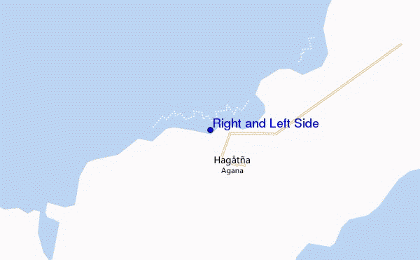 mapa de localização de Right and Left Side