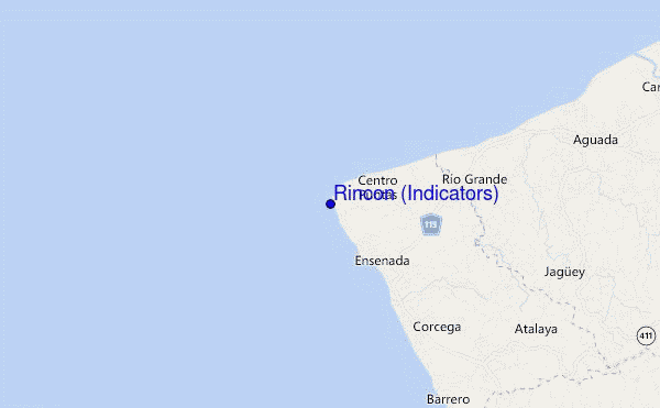 mapa de localização de Rincon (Indicators)