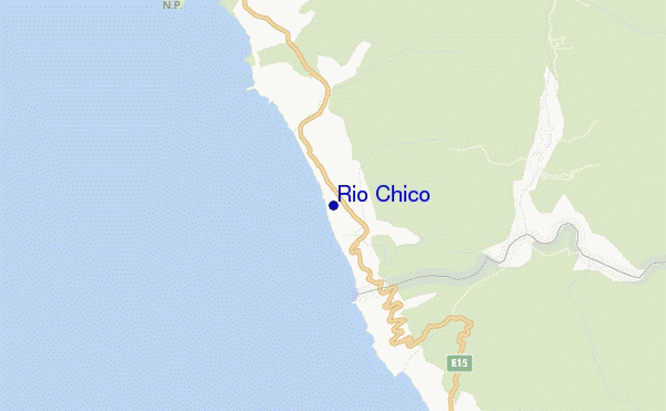 mapa de localização de Rio Chico
