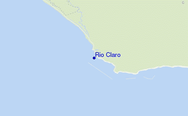 mapa de localização de Rio Claro
