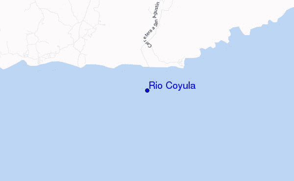 mapa de localização de Rio Coyula