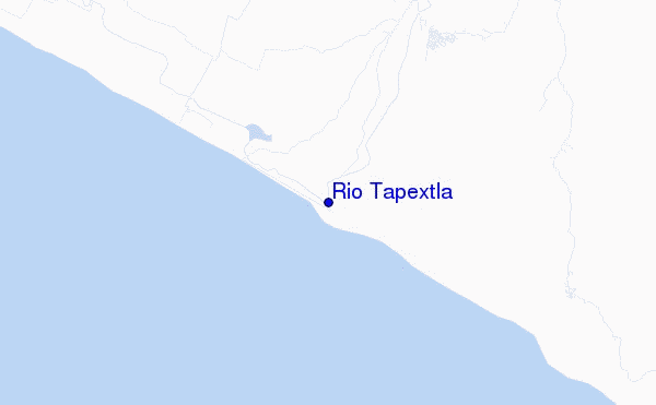 mapa de localização de Rio Tapextla