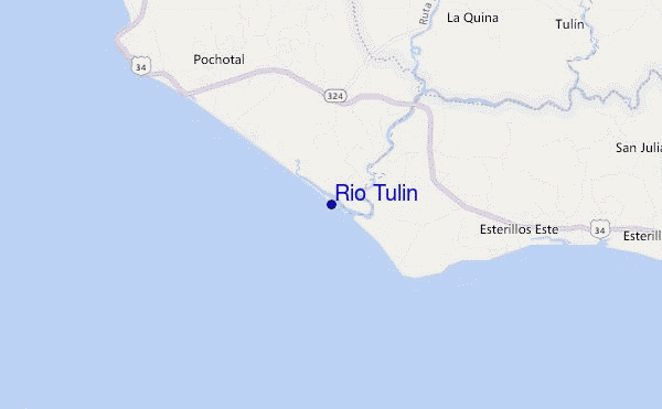 mapa de localização de Rio Tulin
