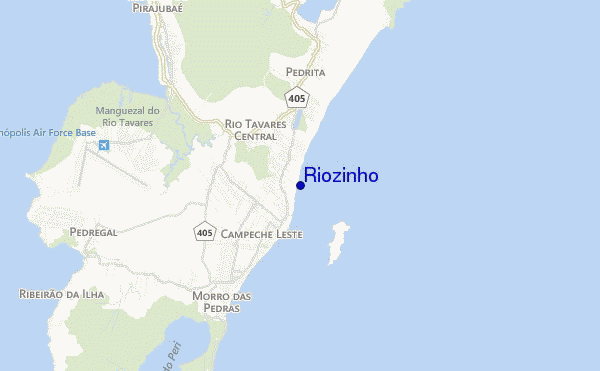 mapa de localização de Riozinho