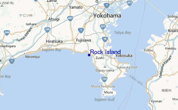 Rock Island Location Map