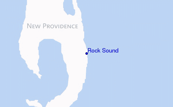 mapa de localização de Rock Sound