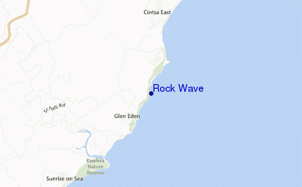 mapa de localização de Rock Wave