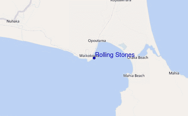 mapa de localização de Rolling Stones