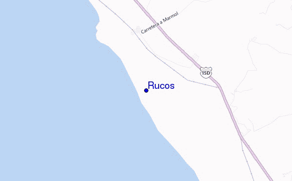 mapa de localização de Rucos