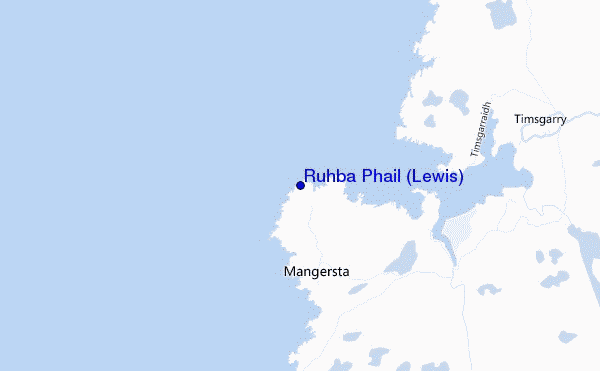 mapa de localização de Ruhba Phail (Lewis)
