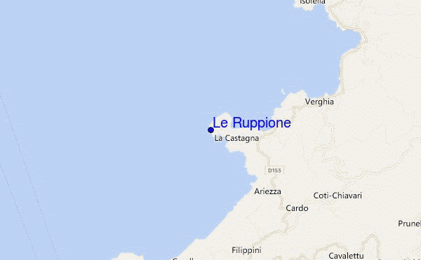 mapa de localização de Le Ruppione