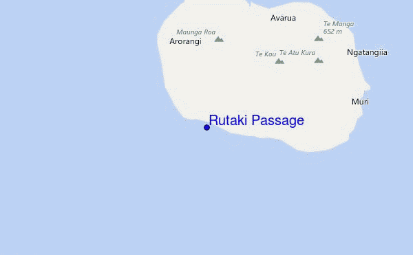 mapa de localização de Rutaki Passage