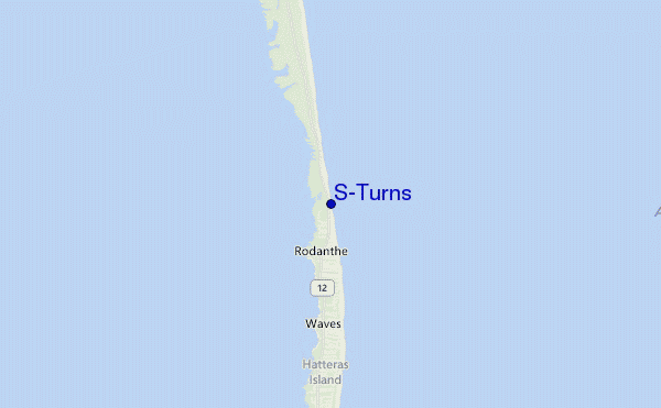 mapa de localização de S-Turns