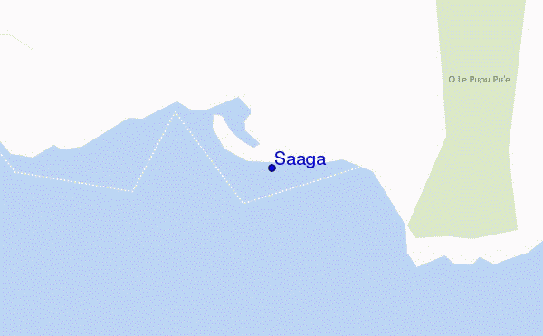 mapa de localização de Saaga
