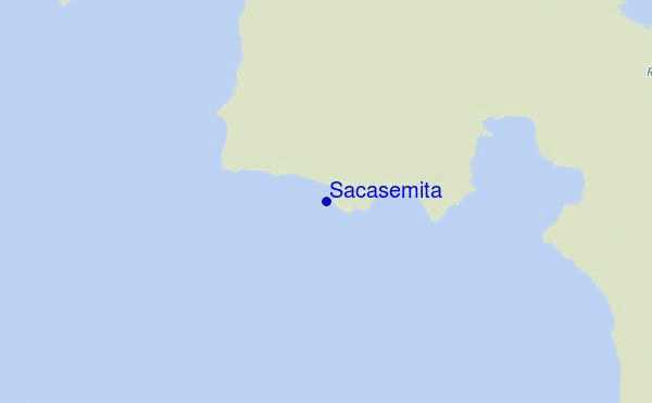 mapa de localização de Sacasemita