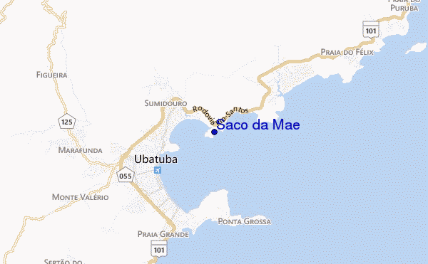 mapa de localização de Saco da Mãe