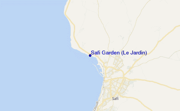 mapa de localização de Safi Garden (Le Jardin)