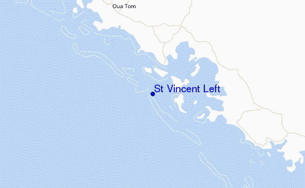 St Vincent Left Location Map