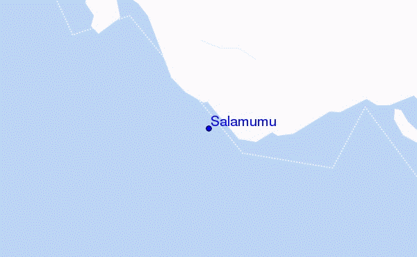 mapa de localização de Salamumu