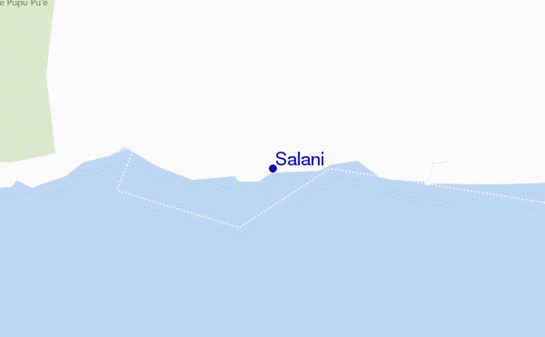 mapa de localização de Salani