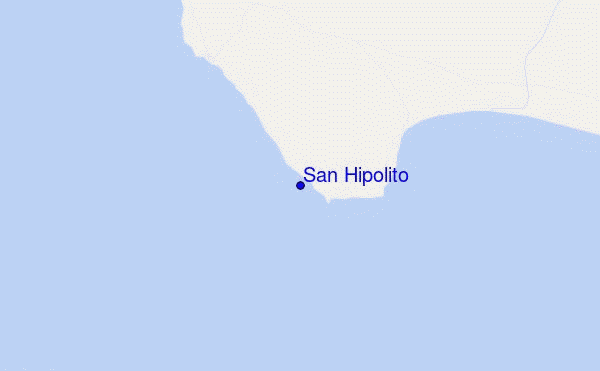 mapa de localização de San Hipolito