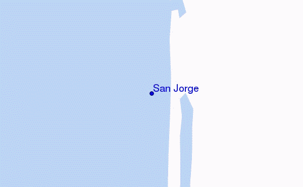 mapa de localização de San Jorge