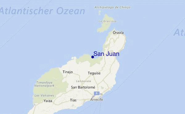 San Juan Location Map